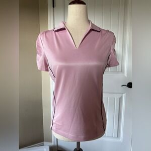 Tail Womens Pink Short Sleeve Golf Polo Shirt Size S